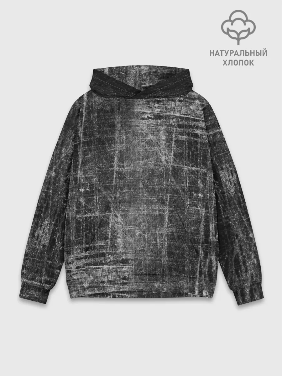 Худи мужской база хлопок / Потертости