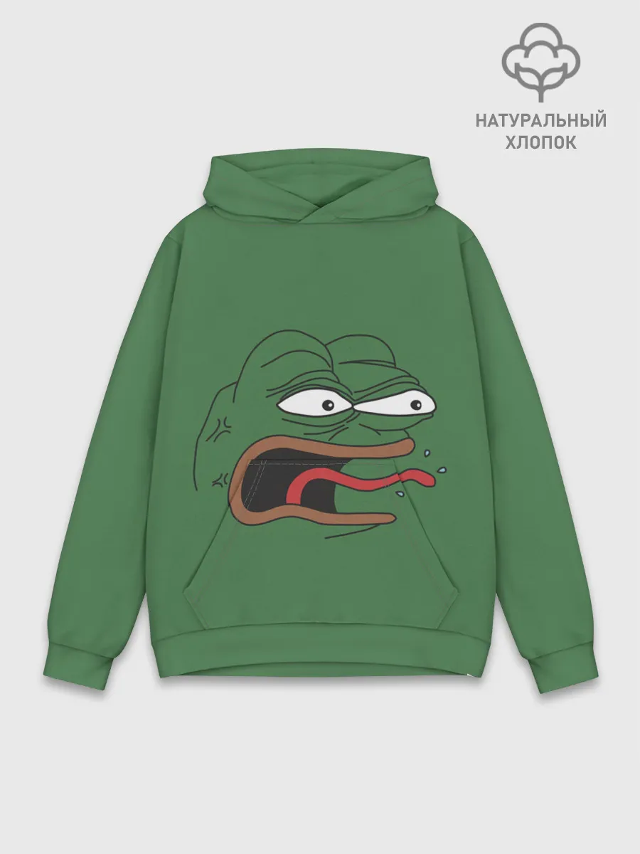 Худи мужской база хлопок / Pepe skin