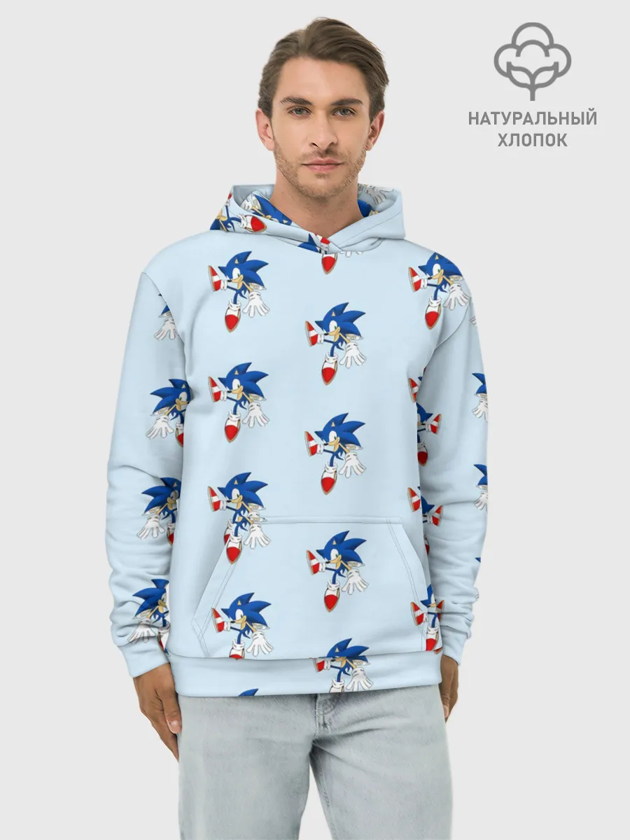Худи мужской база хлопок / Sonics dance