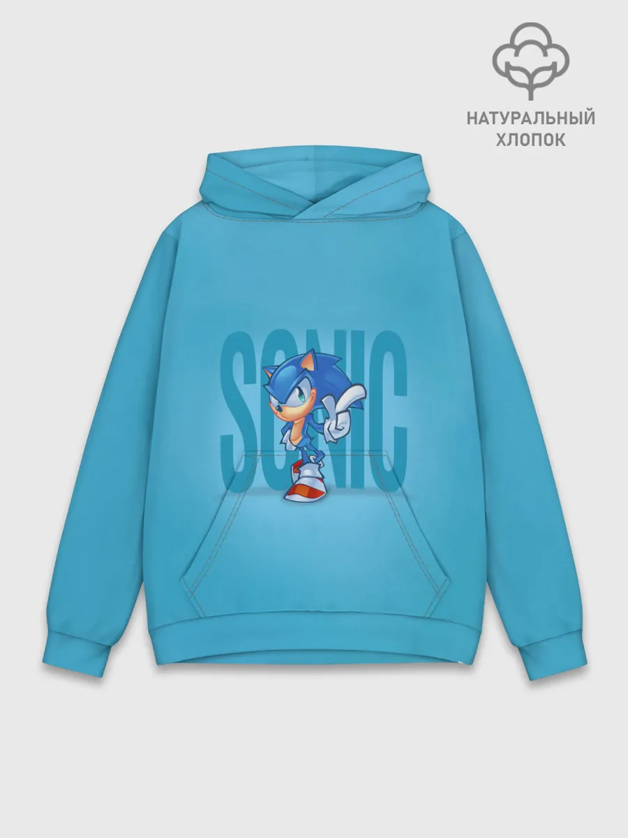 Худи мужской база хлопок / Легендарный ёж