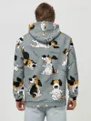 Худи мужской база хлопок / Собаки Бигли