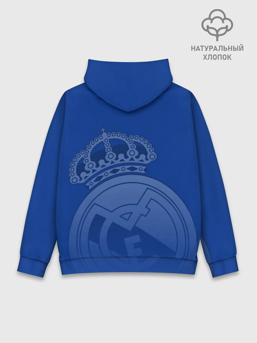 Худи мужской база хлопок / REAL MADRID / РЕАЛ МАДРИД