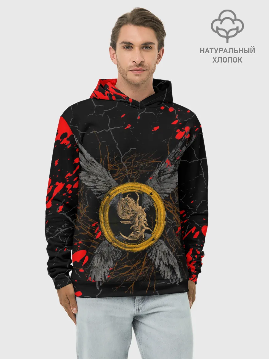 Худи мужской база хлопок / RESIDENT EVIL 8 / СИМВОЛИКА