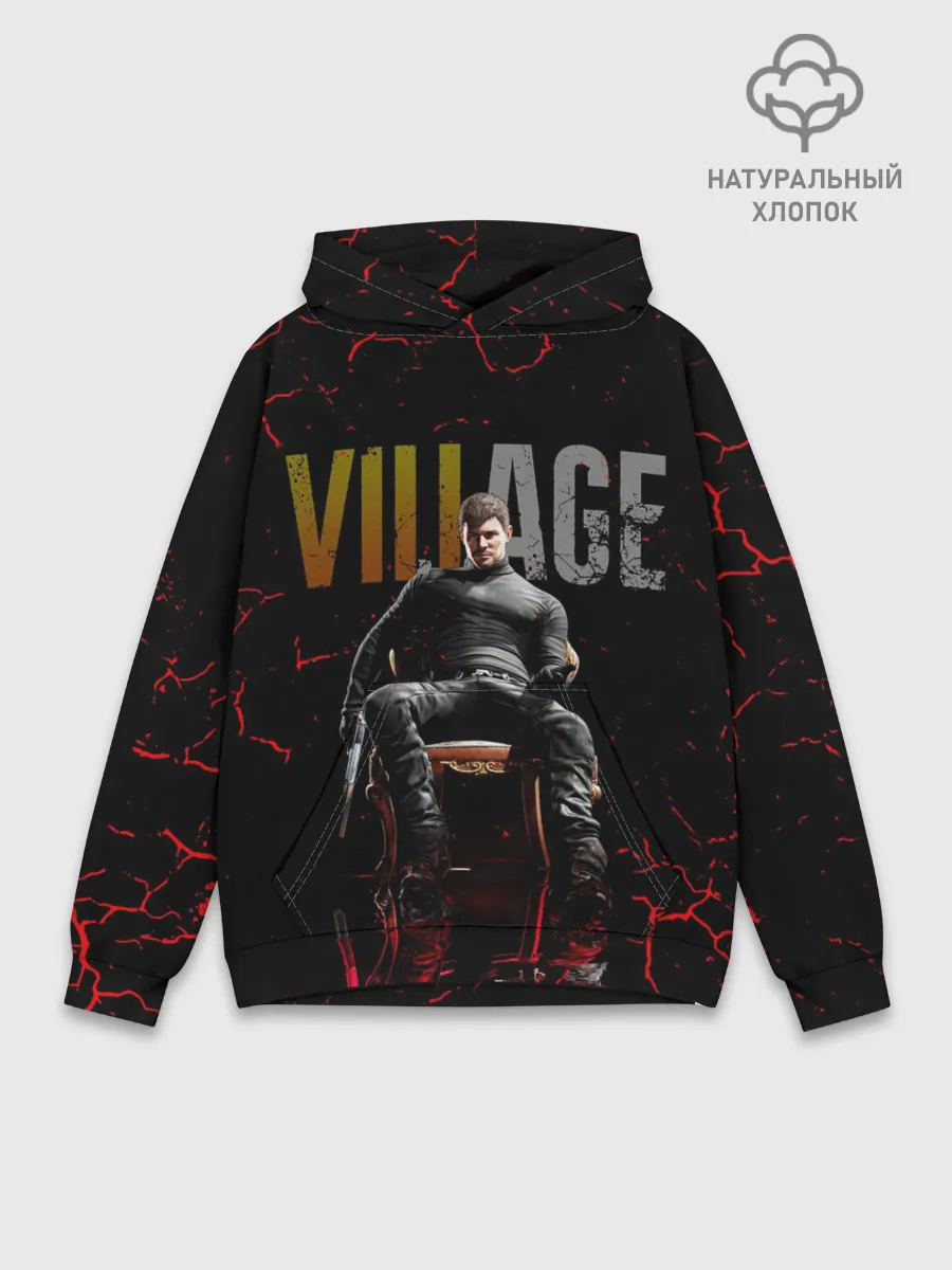 Худи мужской база хлопок / CHRIS REDFIELD / КРИС РЕДФИЛД