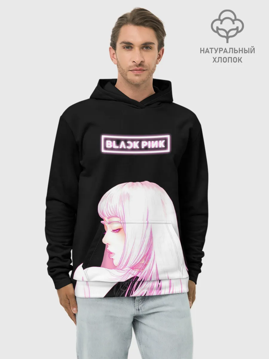 Худи мужской база хлопок / Лиса БП