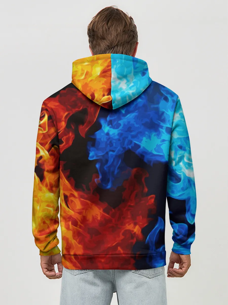 Худи мужской база хлопок / СЕКТОР ГАЗА / КАЙФА ПО ЖИЗНИ