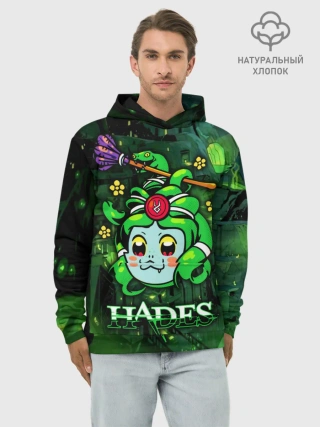 Худи мужской база хлопок / Hades Dusa Gorgon
