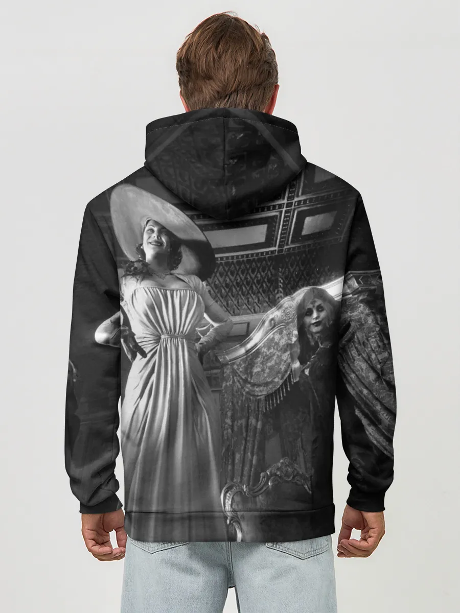 Худи мужской база хлопок / Lady Alcina Dimitrescu