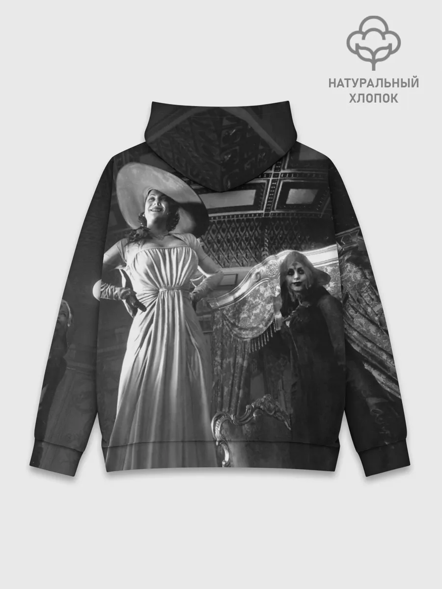 Худи мужской база хлопок / Lady Alcina Dimitrescu