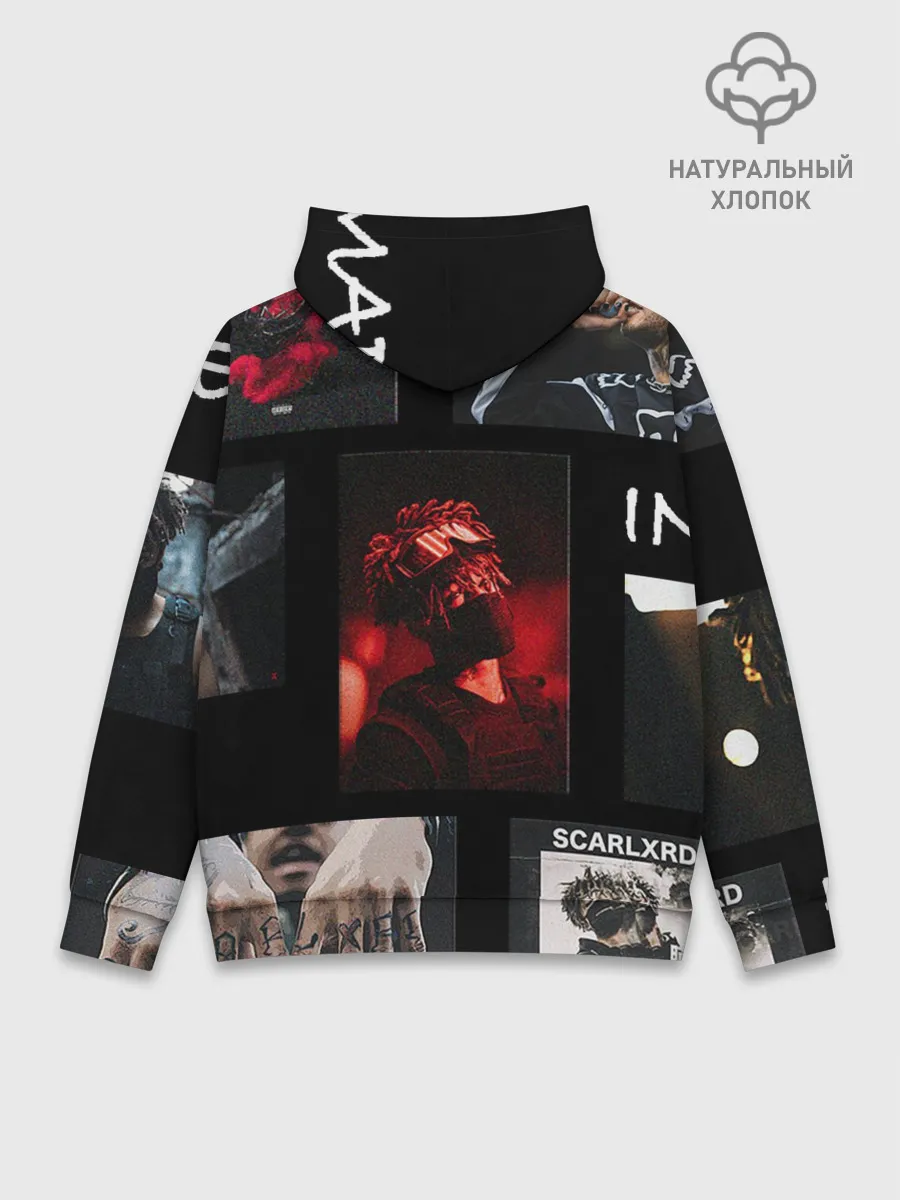 Худи мужской база хлопок / Scarlxrd