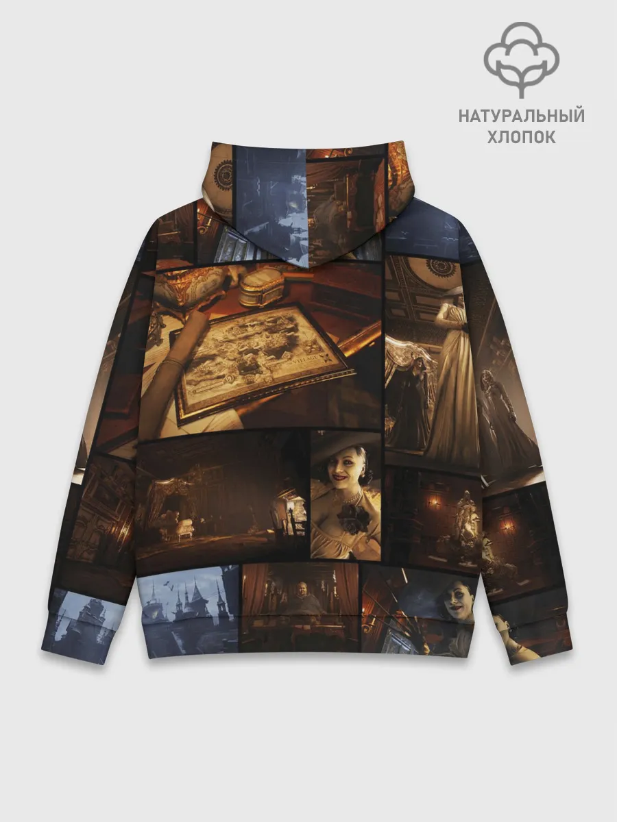 Худи мужской база хлопок / RESIDENT EVIL 8 VILLAGE