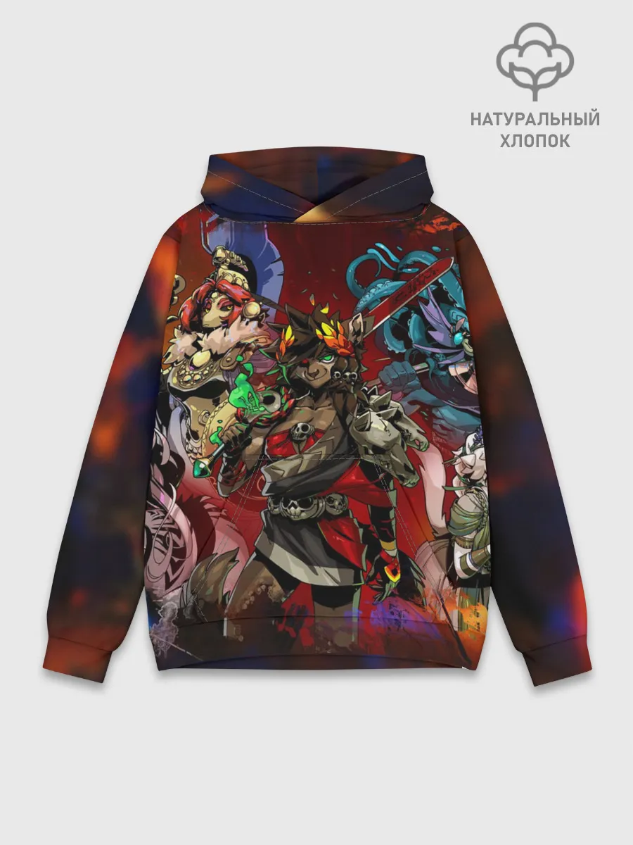 Худи мужской база хлопок / Hades furry girls