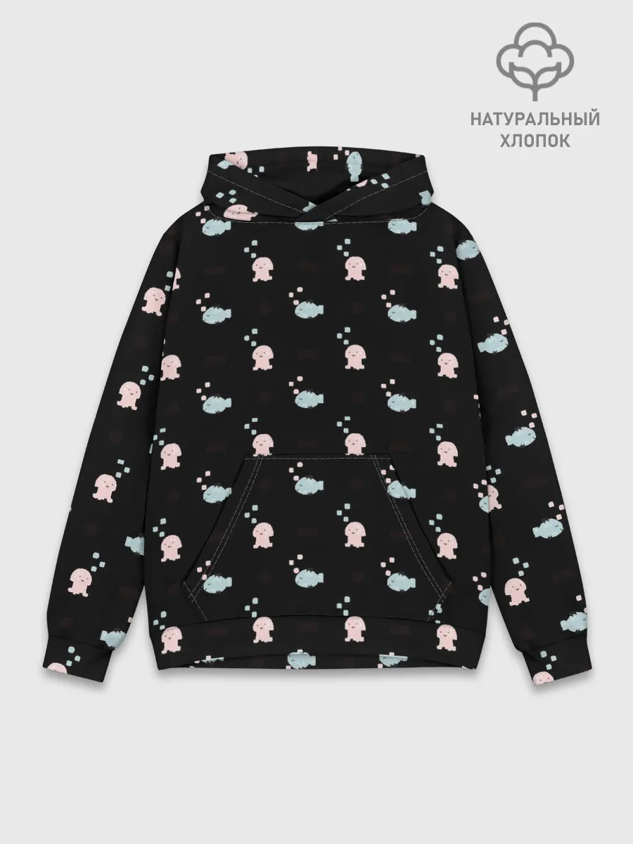 Худи мужской база хлопок / Морские мотивы