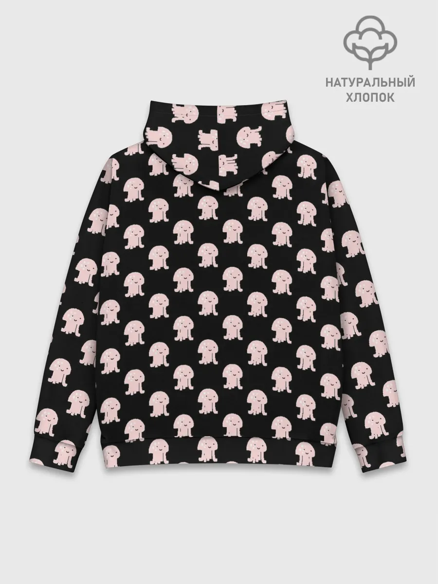 Худи мужской база хлопок / Осьминоги