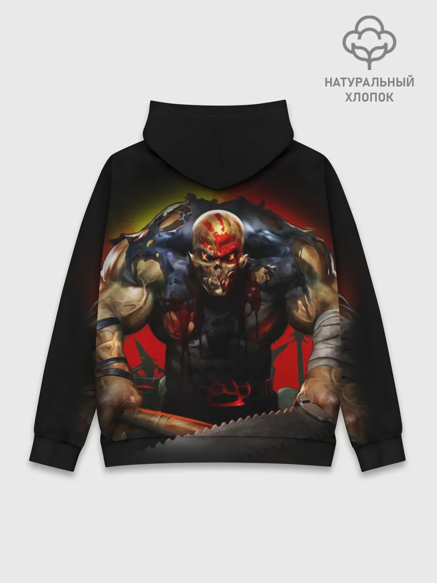 Худи мужской база хлопок / Five Finger Death Punch Skull