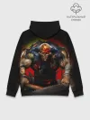 Худи мужской база хлопок / Five Finger Death Punch Skull