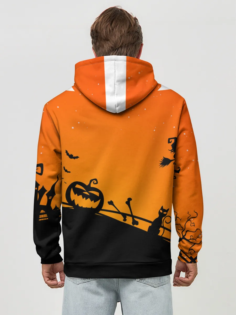 Худи мужской база хлопок / Хэллоуин