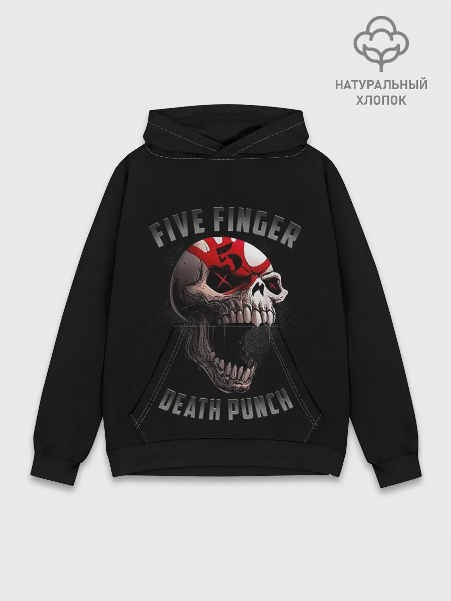 Худи мужской база хлопок / Five Finger Death Punch | 5FDP