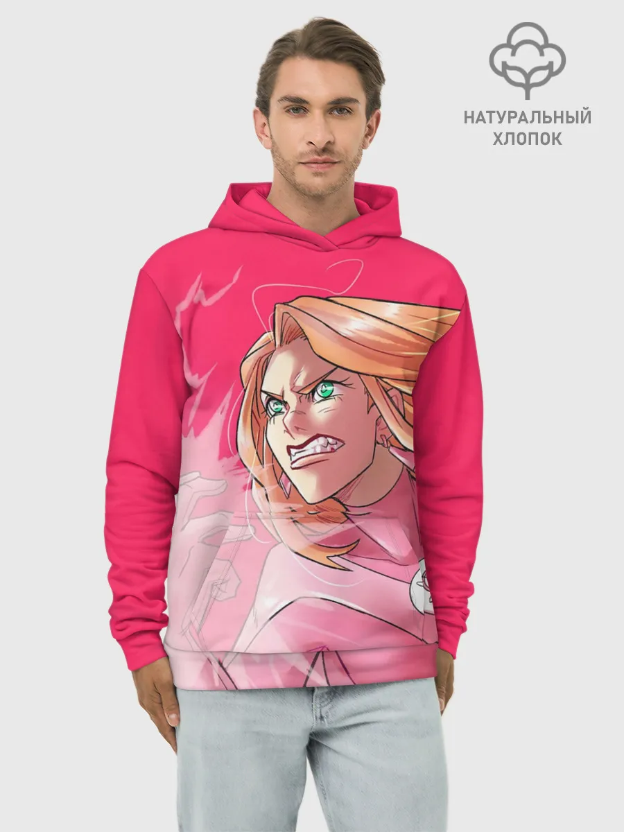 Худи мужской база хлопок / Атом Ева