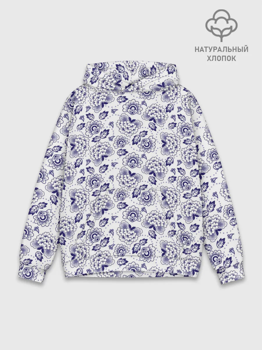 Худи мужской база хлопок / Узор