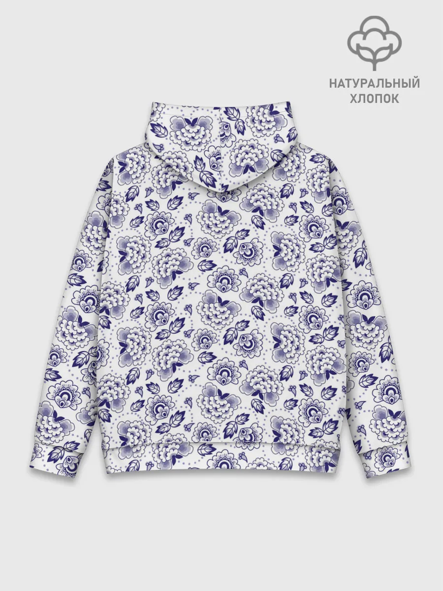 Худи мужской база хлопок / Узор