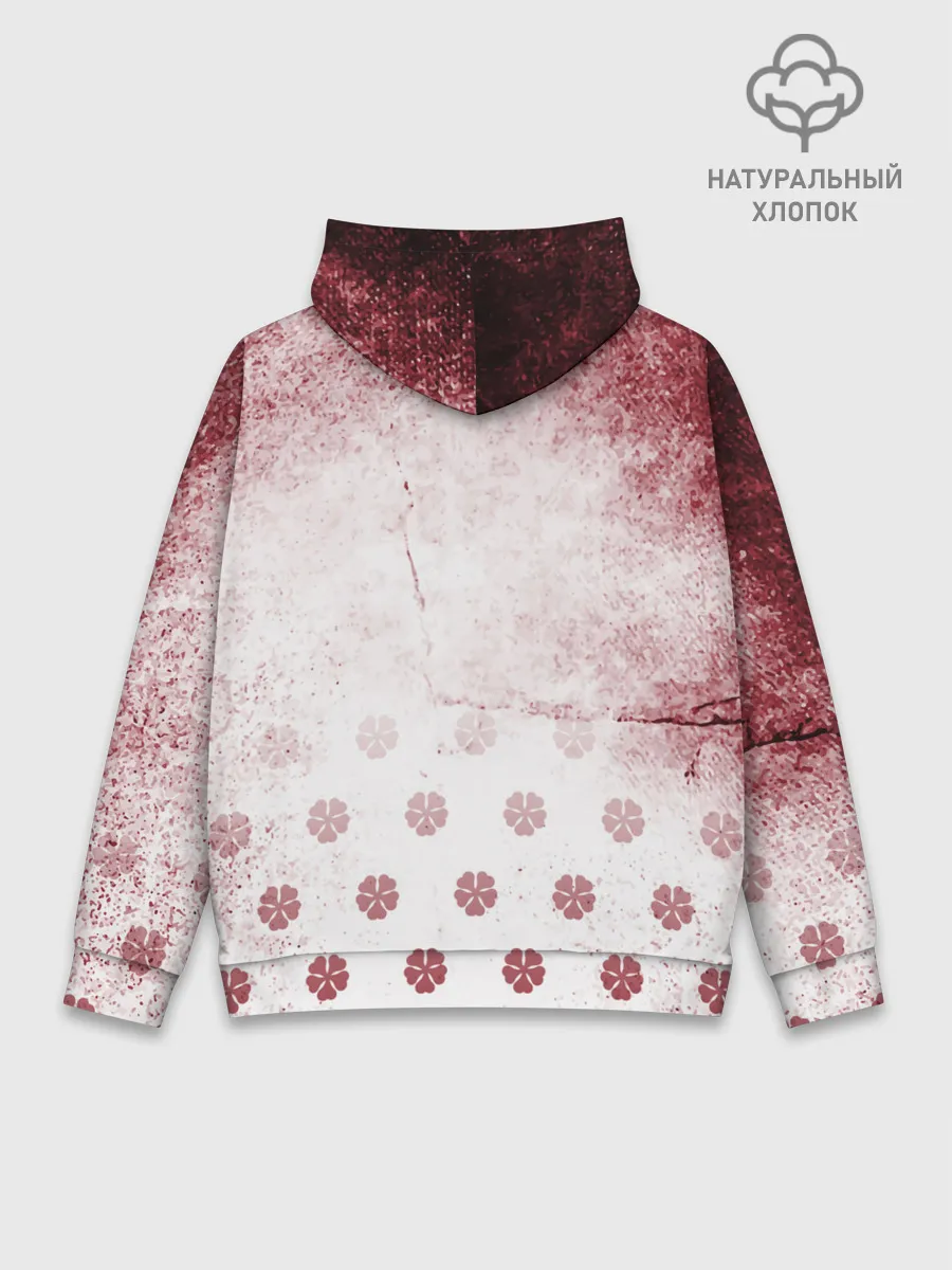 Худи мужской база хлопок / Зора Идеаре Чёрный клевер