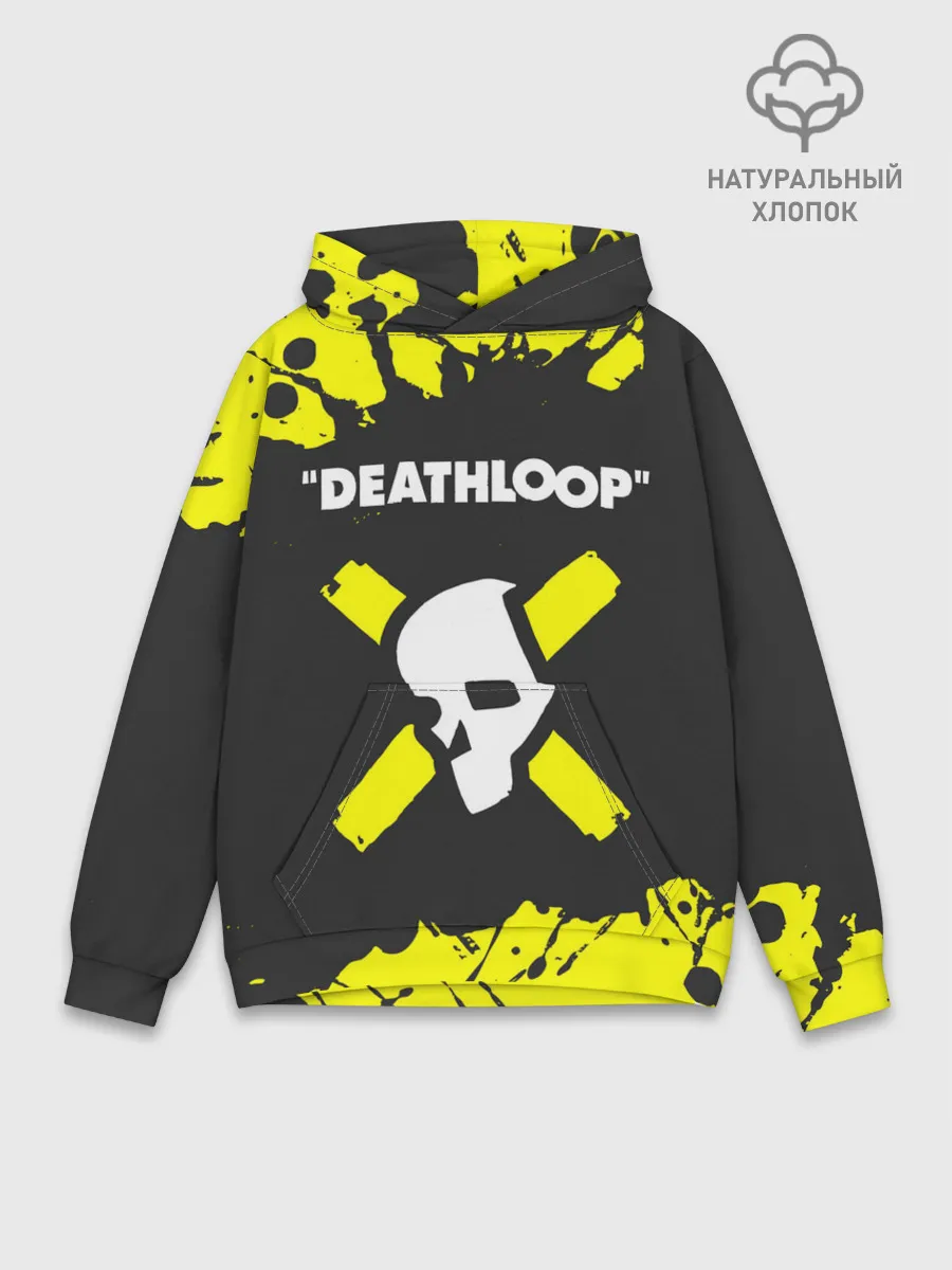 Худи мужской база хлопок / Deathloop - Paint