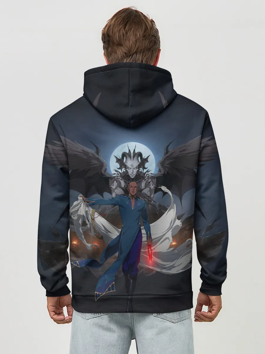 Худи мужской база хлопок / Castlevania Исаак