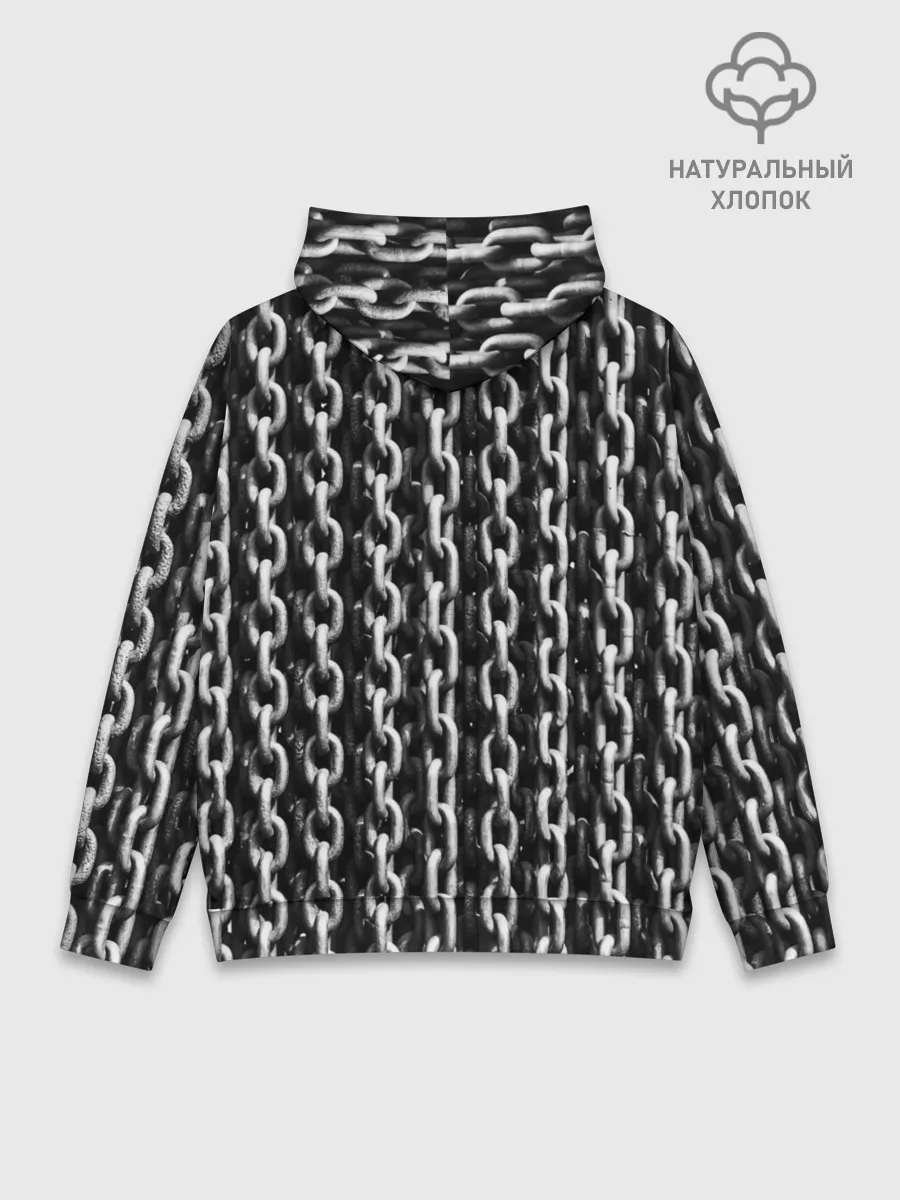 Худи мужской база хлопок / Якорные Цепи