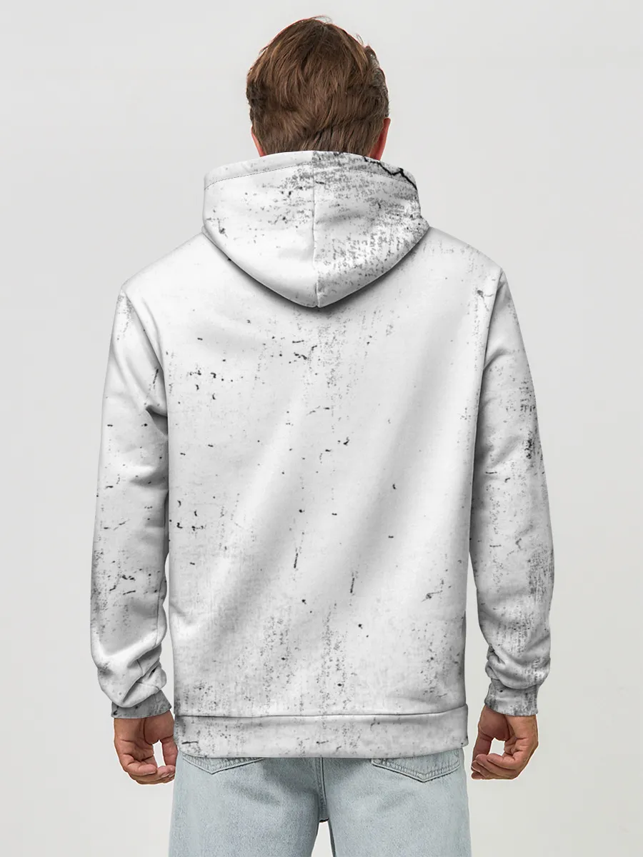 Худи мужской база хлопок / Ями Сукэхиро Чёрный клевер