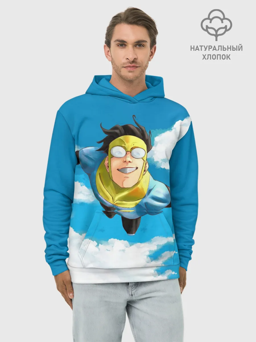 Худи мужской база хлопок / Неуязвимый