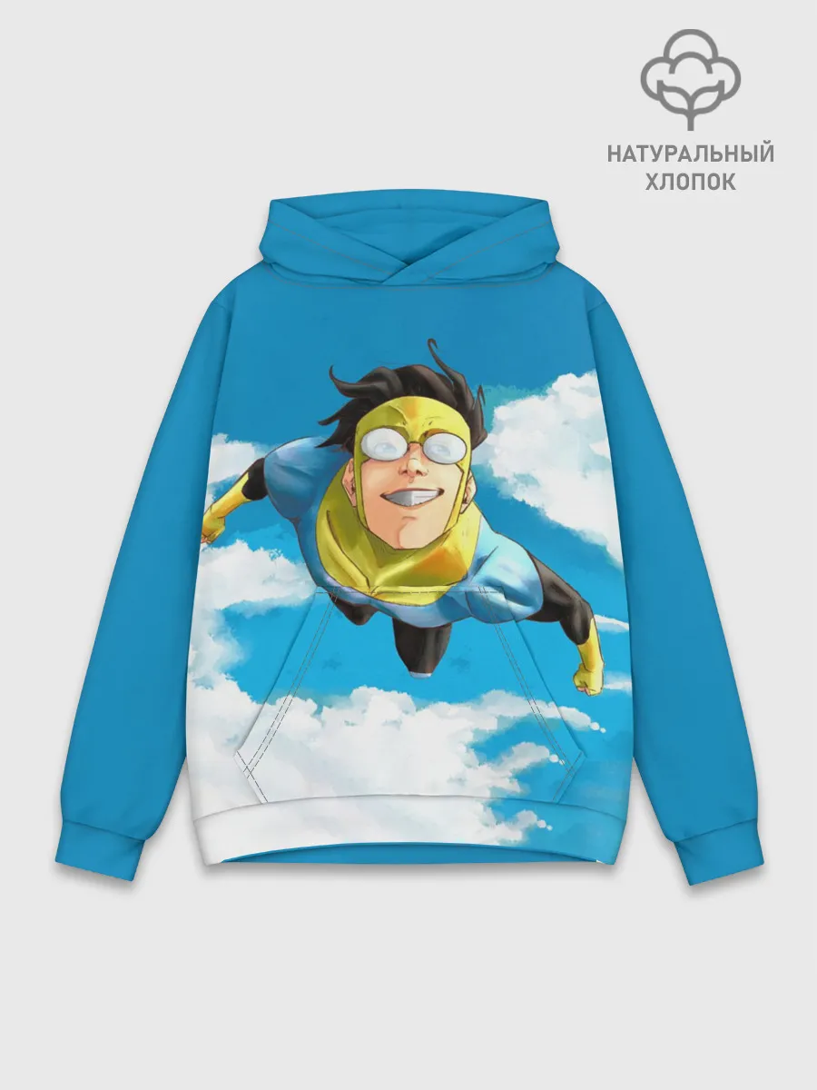 Худи мужской база хлопок / Неуязвимый