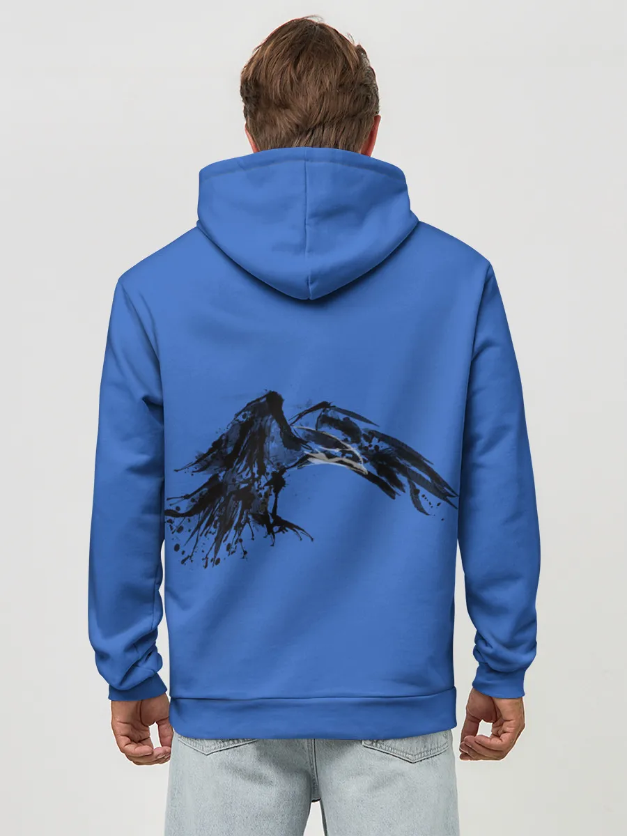 Худи мужской база хлопок / Тень ворона