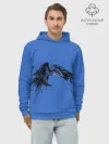 Худи мужской база хлопок / Тень ворона