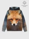 Худи мужской база хлопок / Хитрая лисица