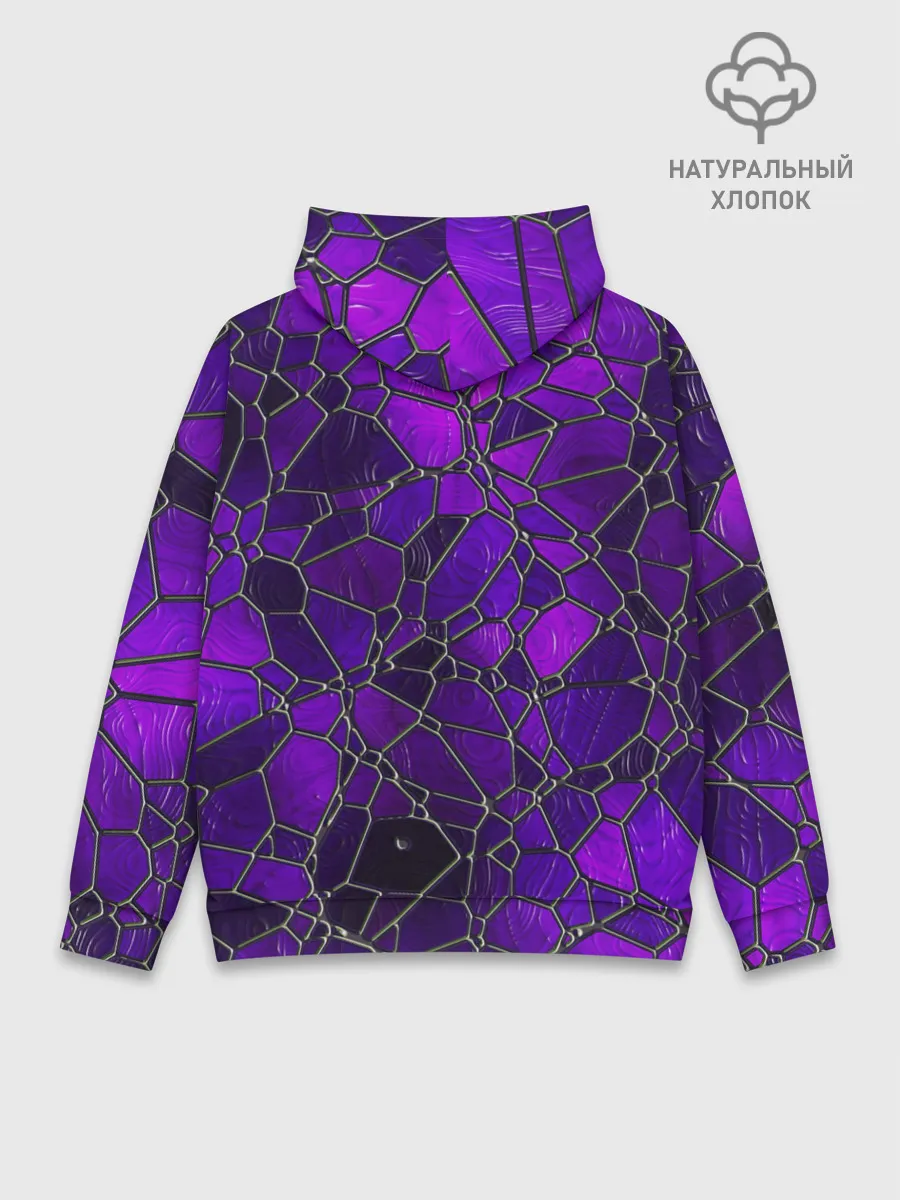 Худи мужской база хлопок / Стеклянная мозайка