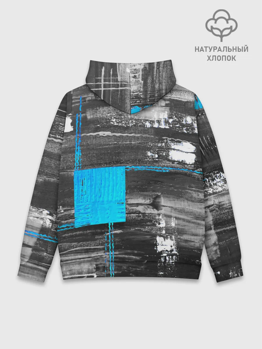 Худи мужской база хлопок / Абстракция