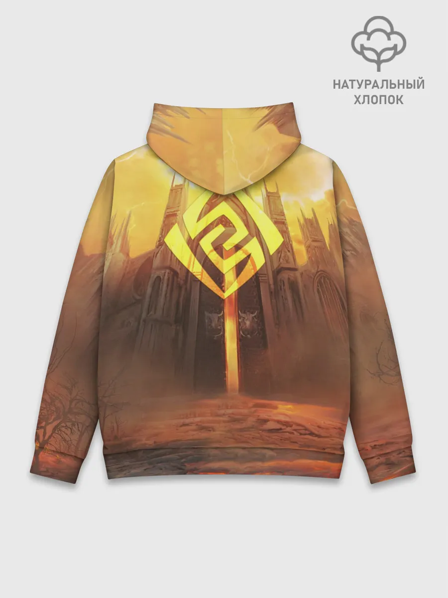 Худи мужской база хлопок / GENSHIN INPACT, Zhong li