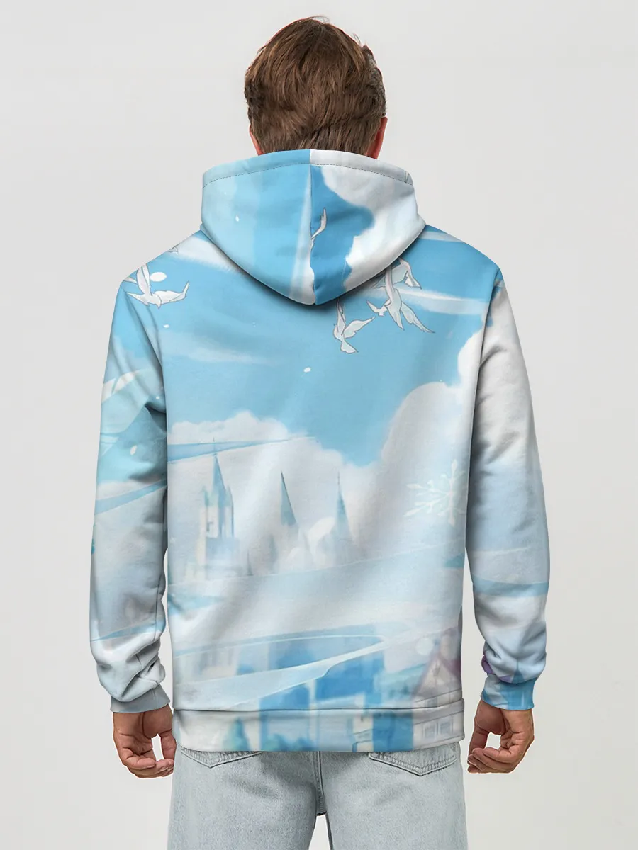 Худи мужской база хлопок / Eula | Genshin Impact