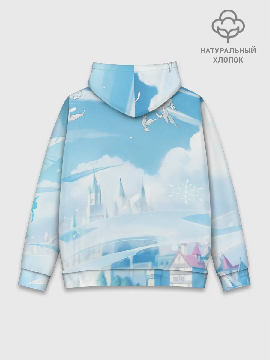 Худи мужской база хлопок / Eula | Genshin Impact