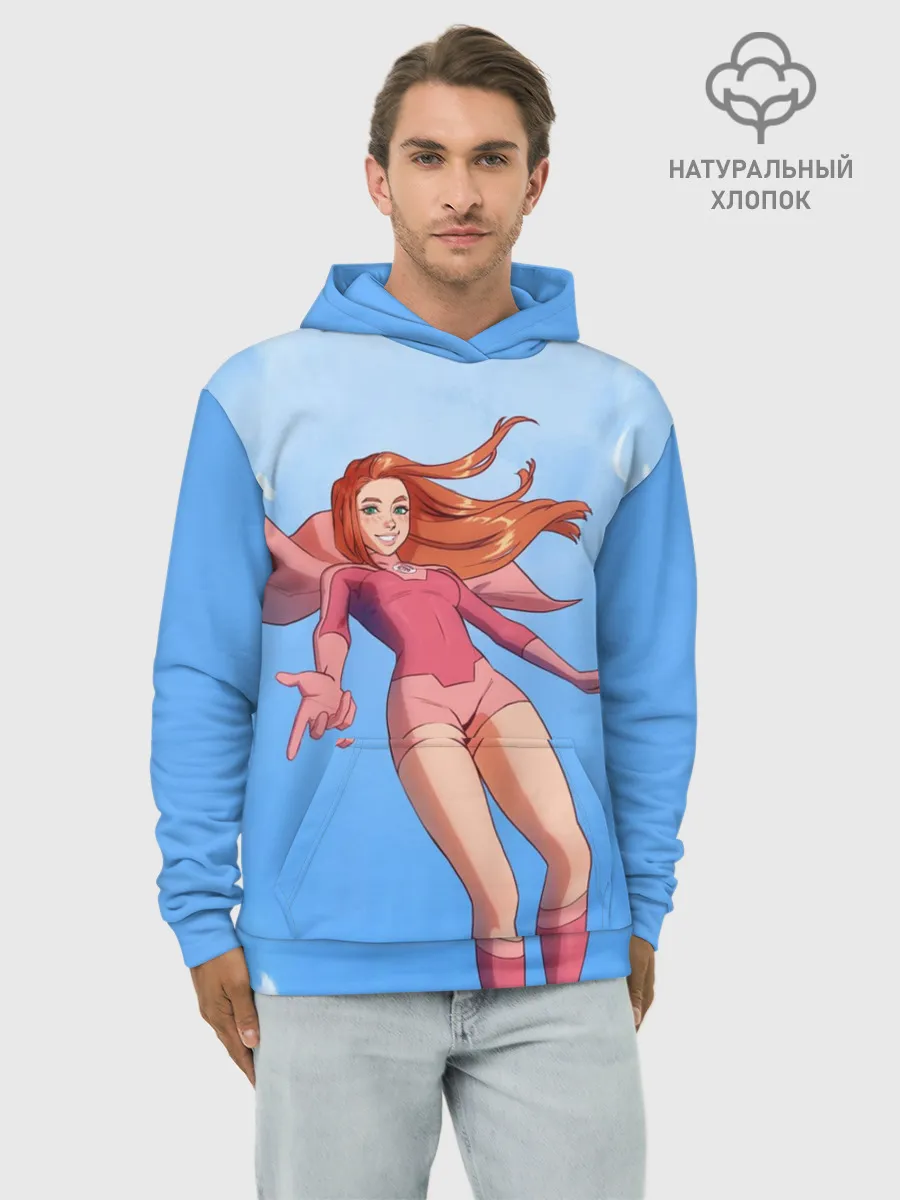 Худи мужской база хлопок / Атомная Ева