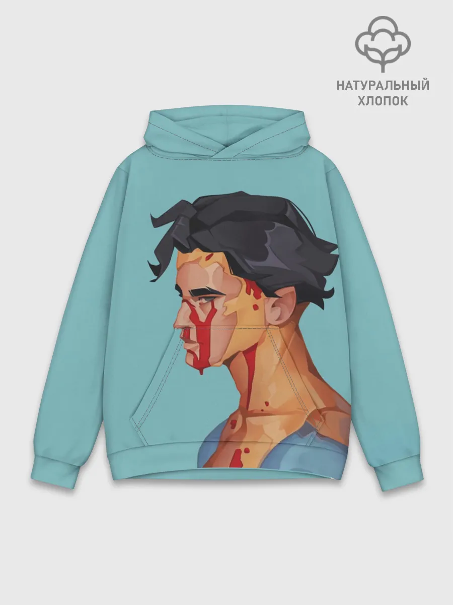 Худи мужской база хлопок / Неуязвимый