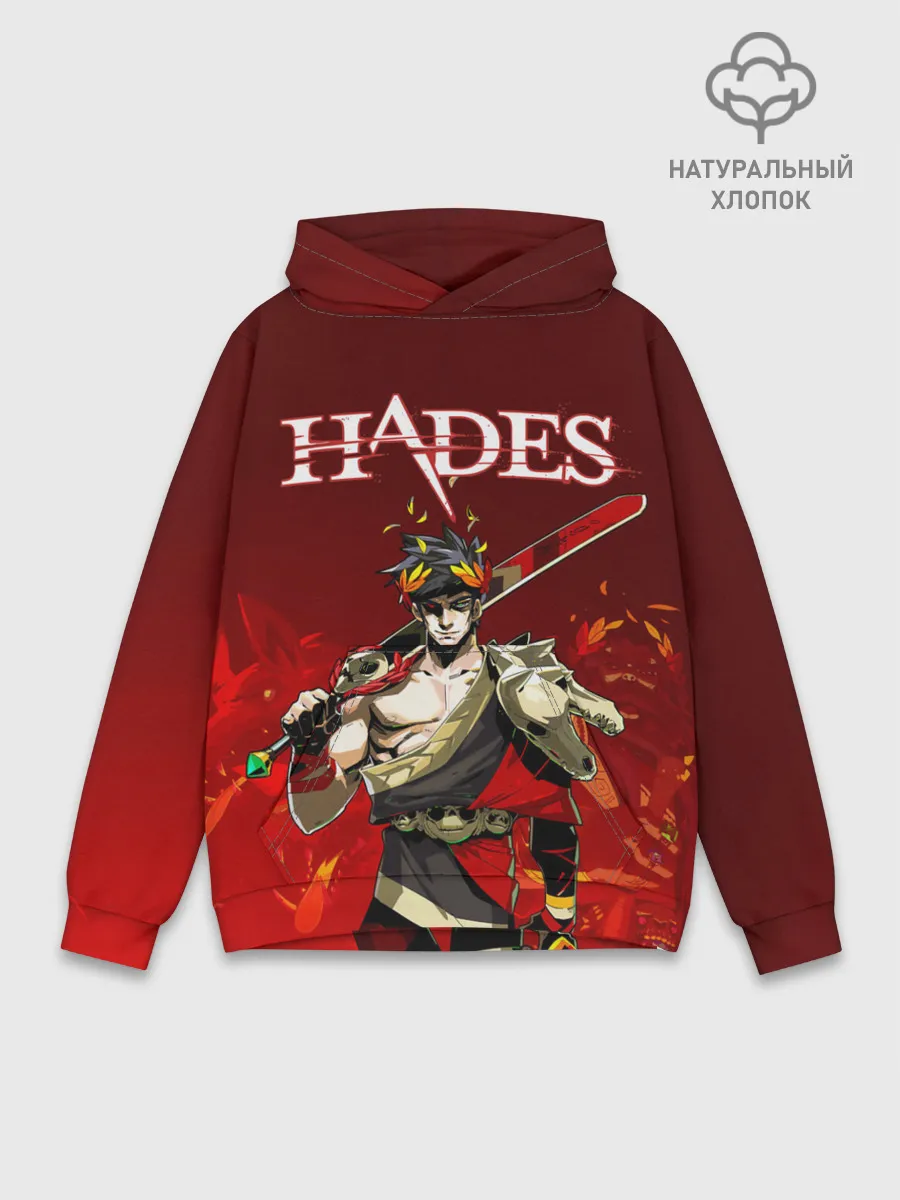 Худи мужской база хлопок / Hades Zagrei