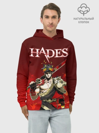 Худи мужской база хлопок / Hades Zagrei