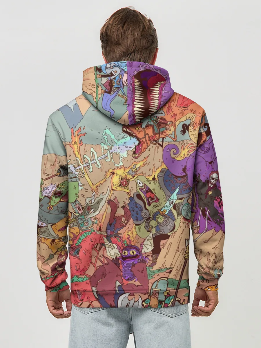 Худи мужской база хлопок / MONSTER WAR | СЮРРЕАЛИЗМ