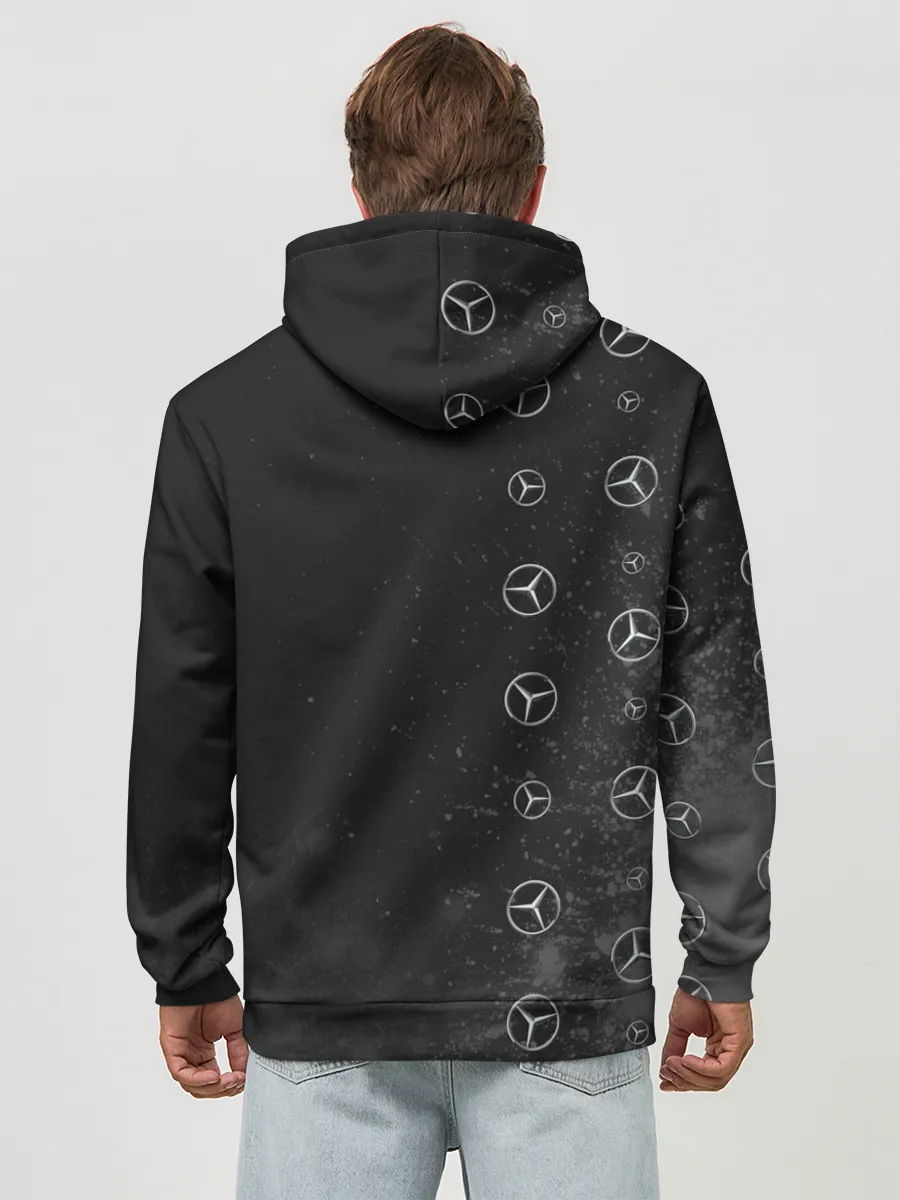 Худи мужской база хлопок / Мерседес - Взрыв