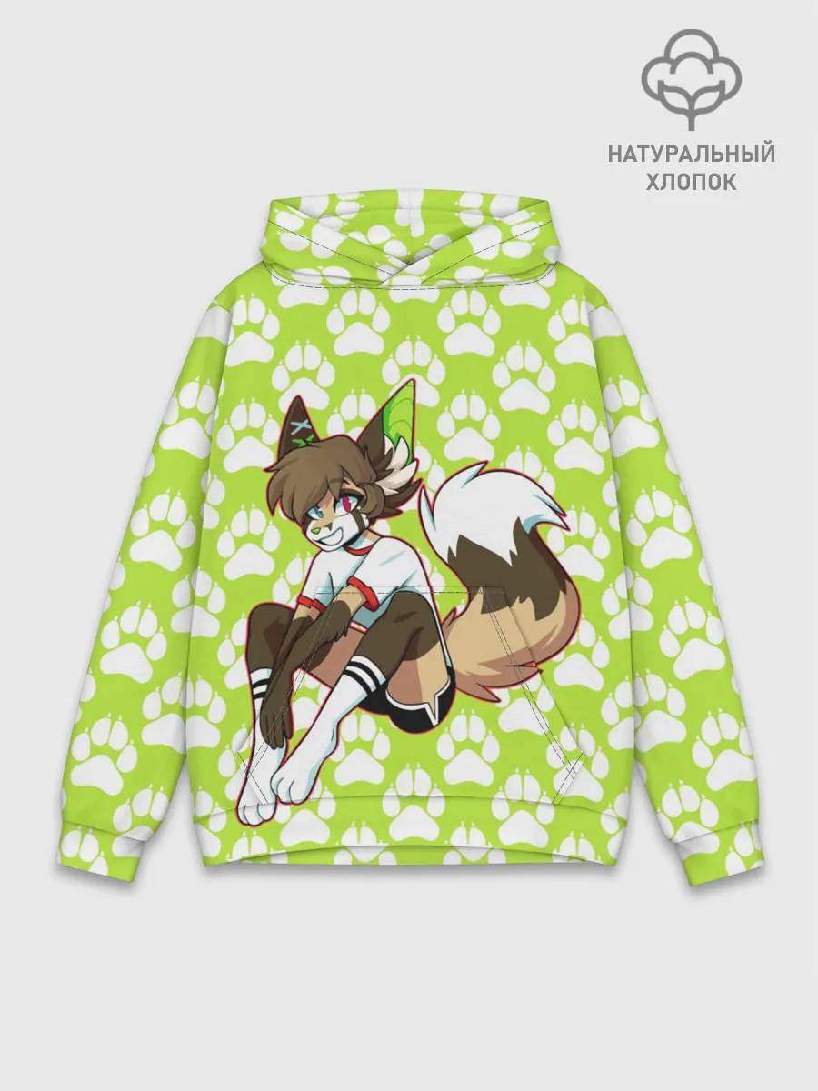 Худи мужской база хлопок / Фурии Лис