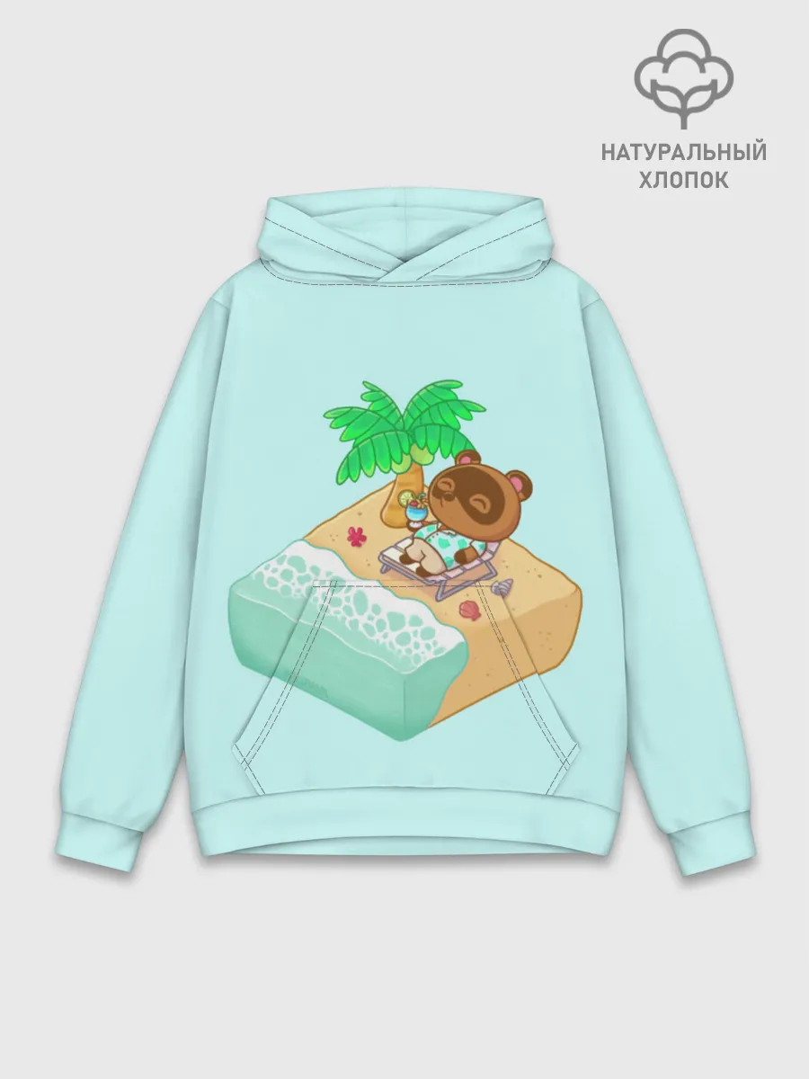 Худи мужской база хлопок / Beach Crossing