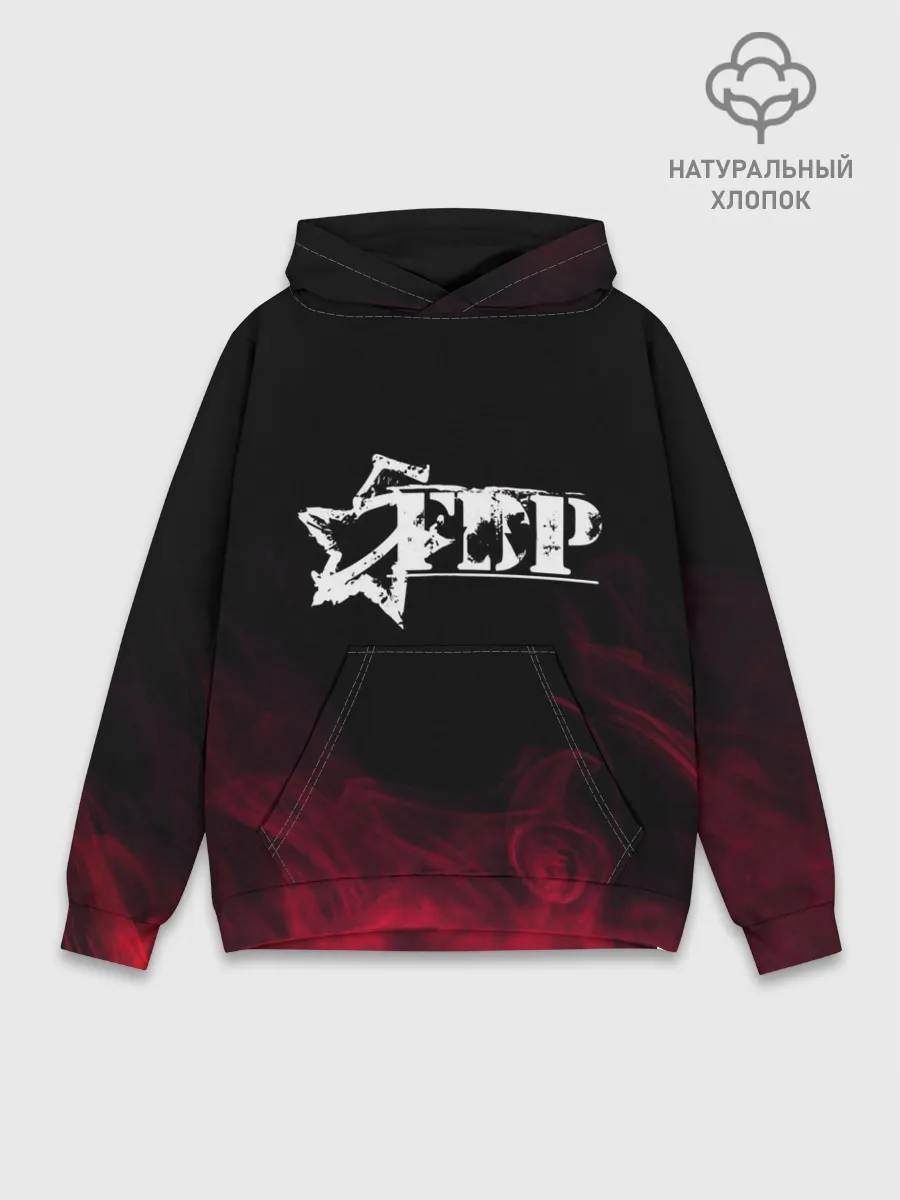 Худи мужской база хлопок / 5FDP | RED SMOKE