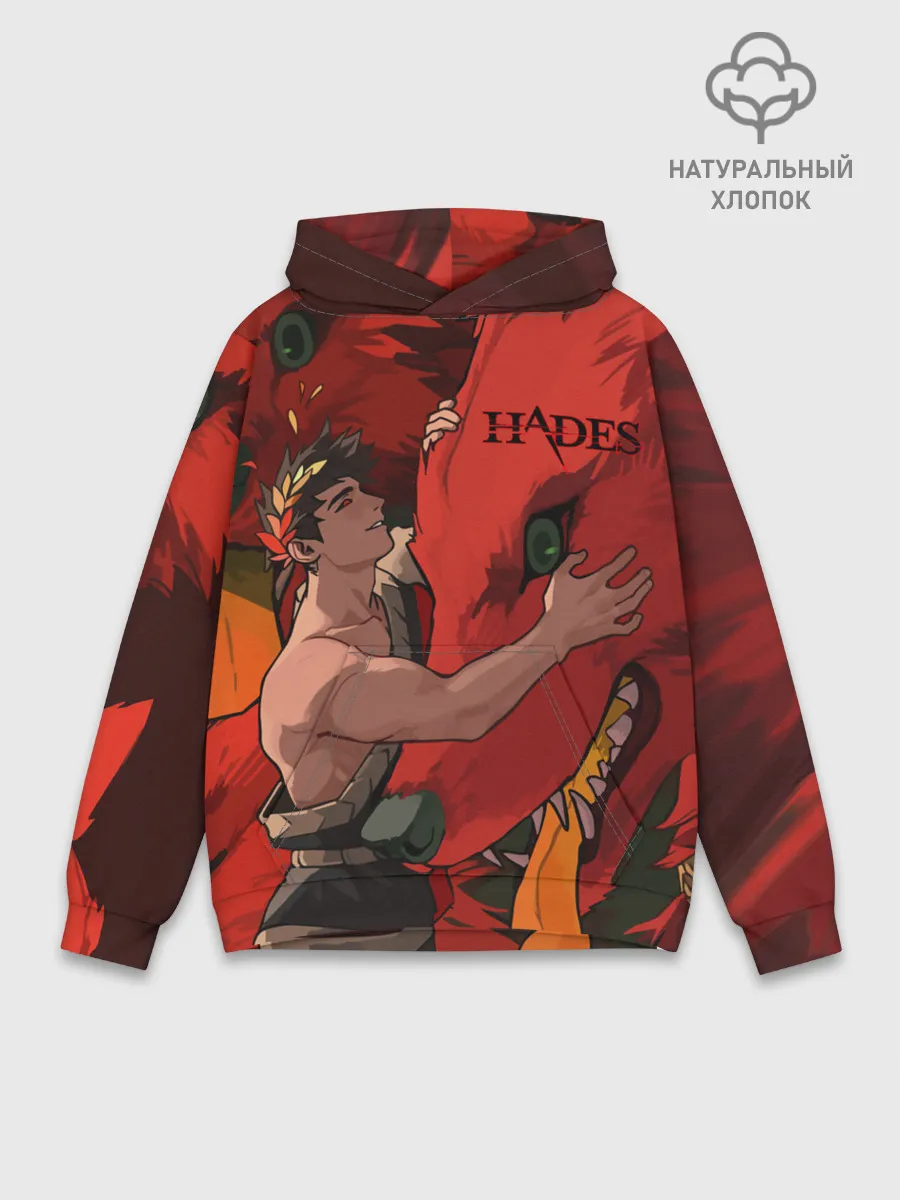 Худи мужской база хлопок / Hades Zagreus
